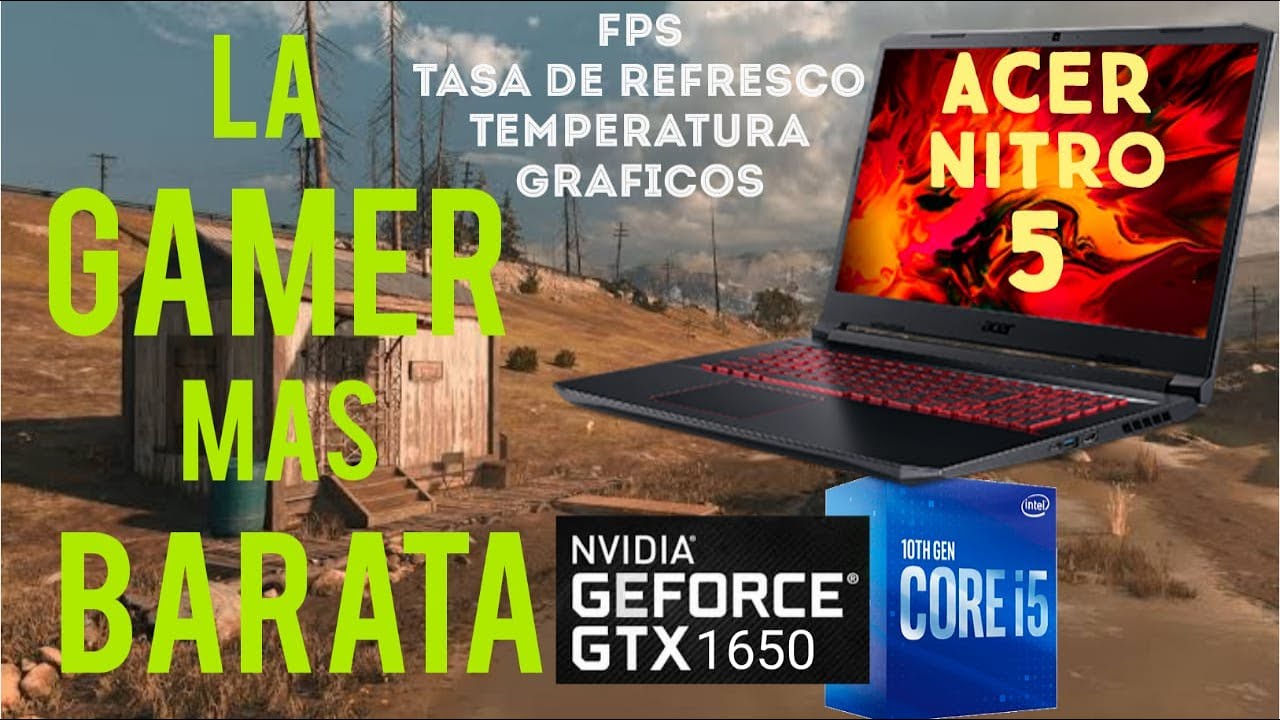 Todo sobre la Acer Nitro 5 (AN515-55-55) corei5/8gb ram. Rendimiento en juegos (ARK,FORNITE,WARZONE)