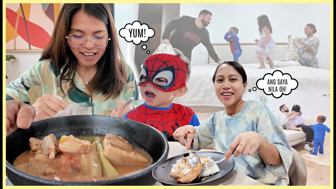 PINAGLUTO TAYO NG SINIGANG NI SIZZY @RichZigz  MAY MAKUKUHANG PERA SA DELAYED LUGGAGE ❤️  rhazevlogs