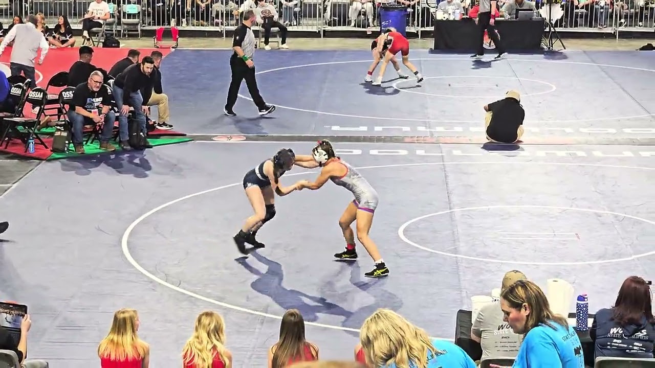 Addie Kay  Oklahoma State Championship Match 1 #addiewrestling #girlwrestling