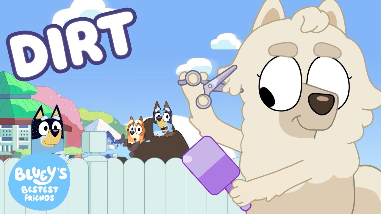 Wendy Get's A Haircut! 💙✂ | Dirt | Bluey's Bestest Friends - Official Channel