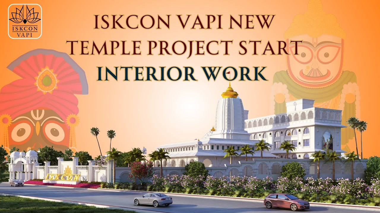 ISKCON Vapi New Temple Project start interior Work
