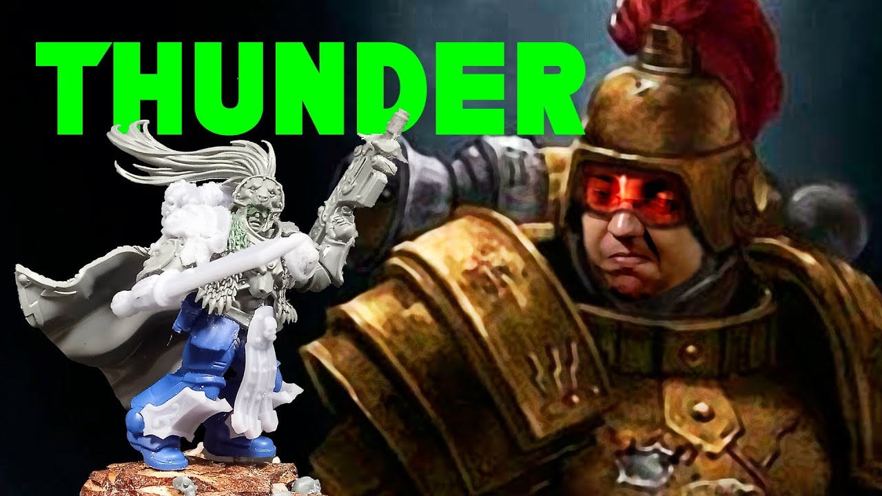 Conversiono mi primer THUNDER WARRIOR para @TheIberianPainter