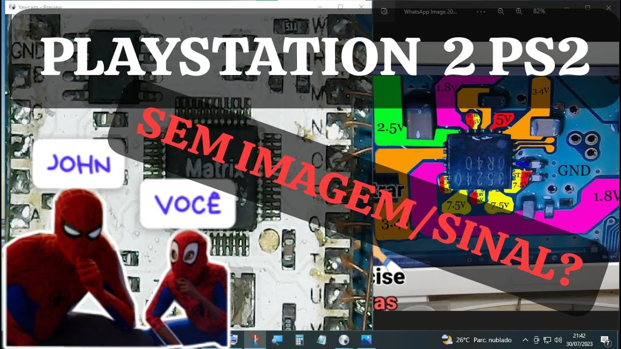 PLAYSTATION 2 PS2 SEM IMAGEM/SINAL E TELA PRETA?