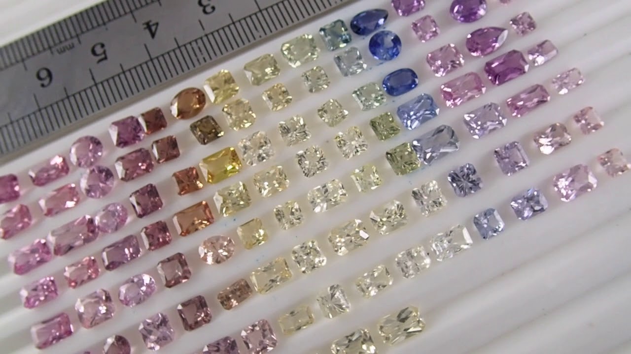 60.78 CT mix Sapphire(102 pcs)(Natural Untreated) ID- SS000286   3
