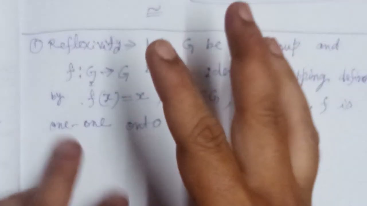 The relation of isomorphism in the set of all groups is an equivalence relation.