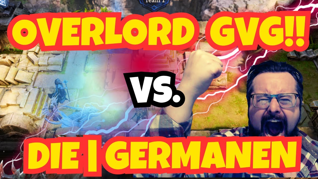 OVERLORD Guild Wars ATTACKS!! vs. DIE | Germanen - Watcher of Realms GvG
