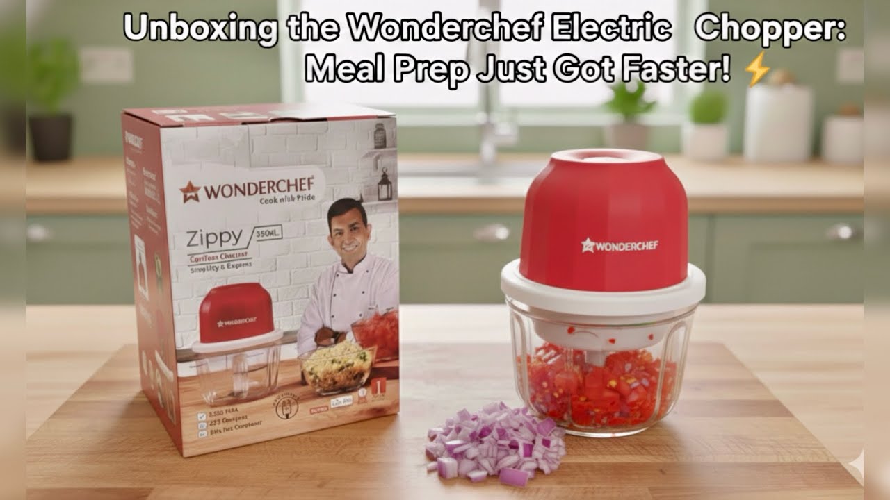 Unboxing the Wonderchef Electric Chopper: Meal Prep Just Got Faster! ⚡