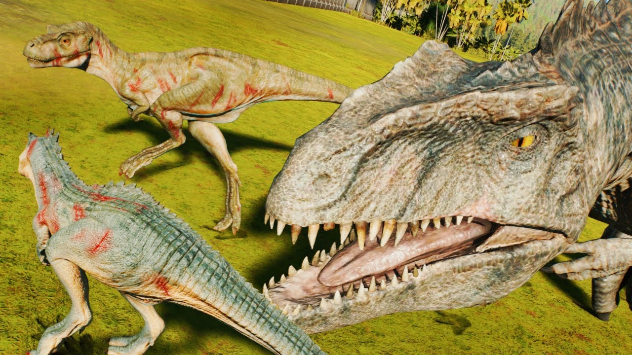 APEX: Espinossauro, Tiranossauro e Giganotossauro + Filhotes | Jurassic World Evolution 3 | 🦖🦕