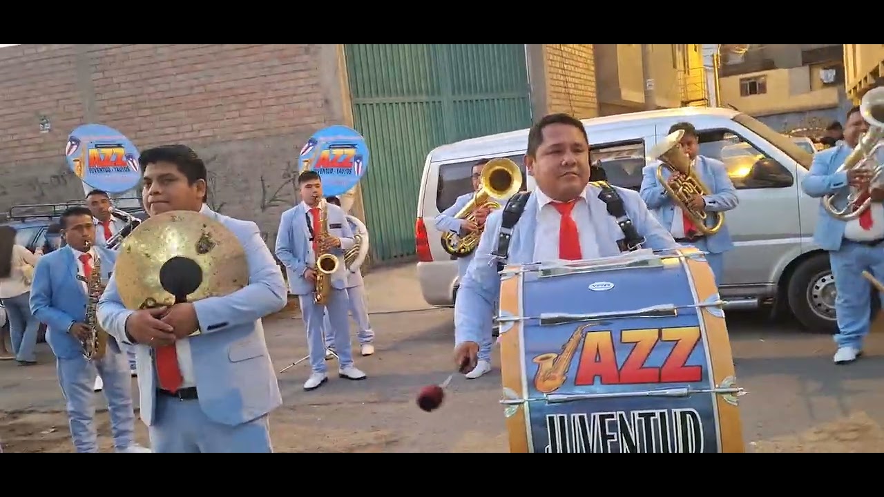 BANDA JAZZ  JUVENTUD  YAUYOS  HUAYNO  SANCOS CEL 998948565  VICTOR VILCHEZ FLORES