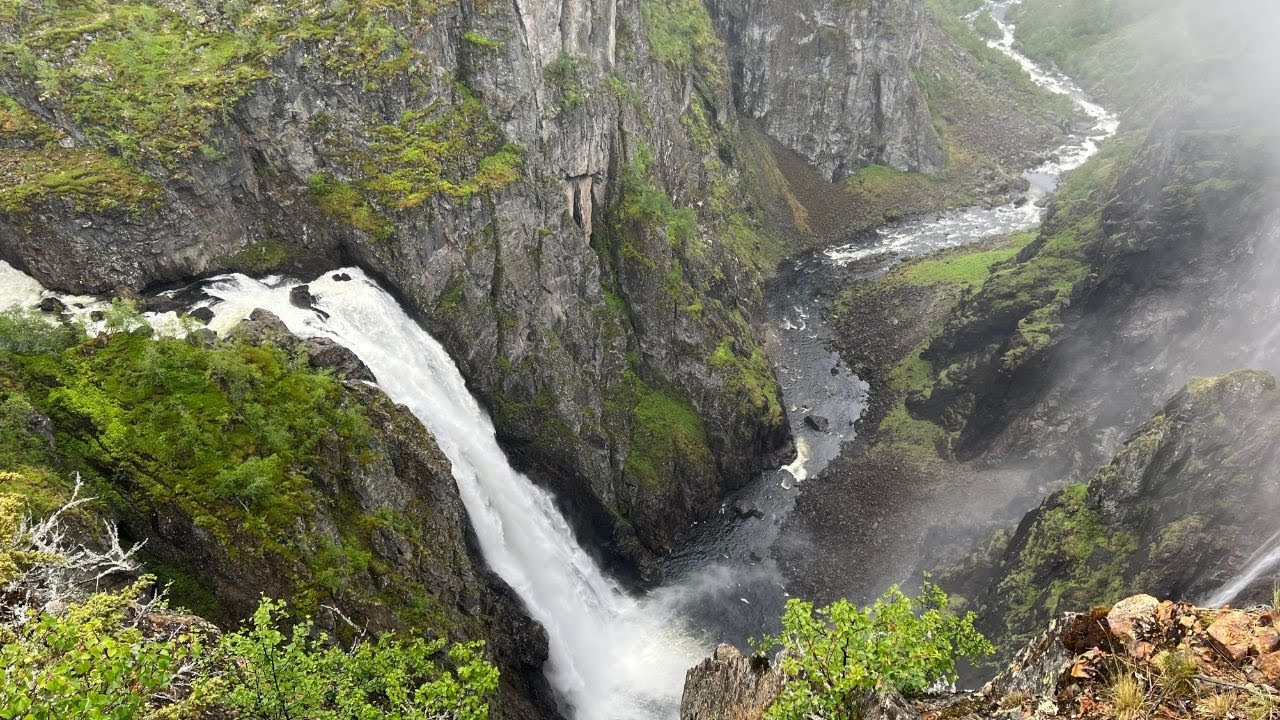 Vøringsfossen Waterfall, Hardangervidda, Fossli Hotel, Sysenvatn \Cruise Excursion Eidfjord Norway🇳🇴