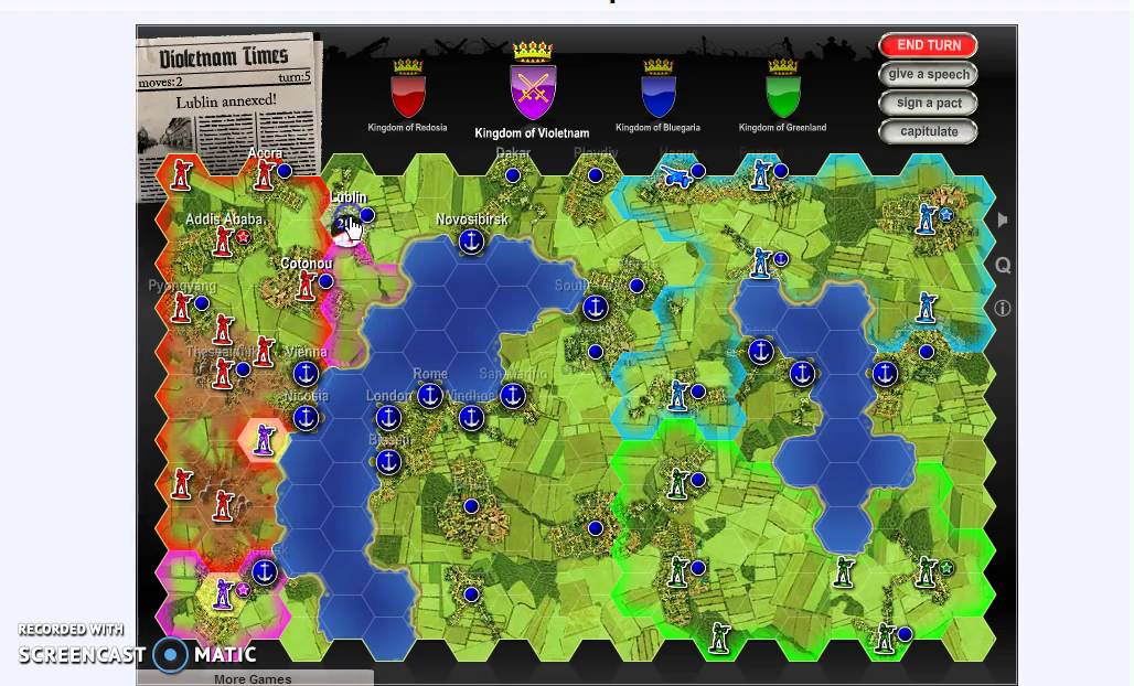 HEX Empire Map 522340 Purple