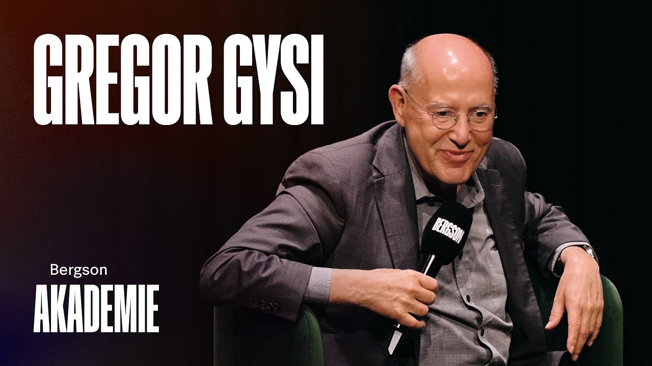 BERGSON AKADEMIE — Dr. Gregor Gysi zur Lage der Nation