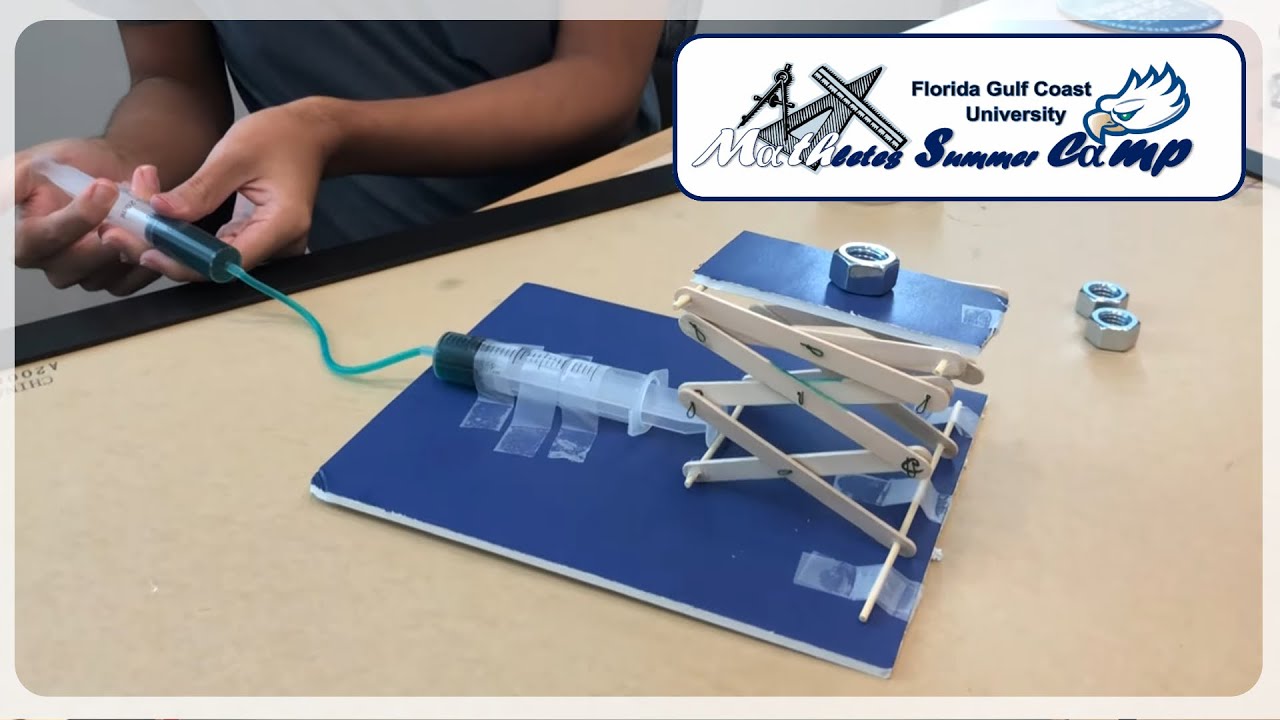 Mathletes 2021 - Constructing a Popsicle Stick Hydraulic Lift