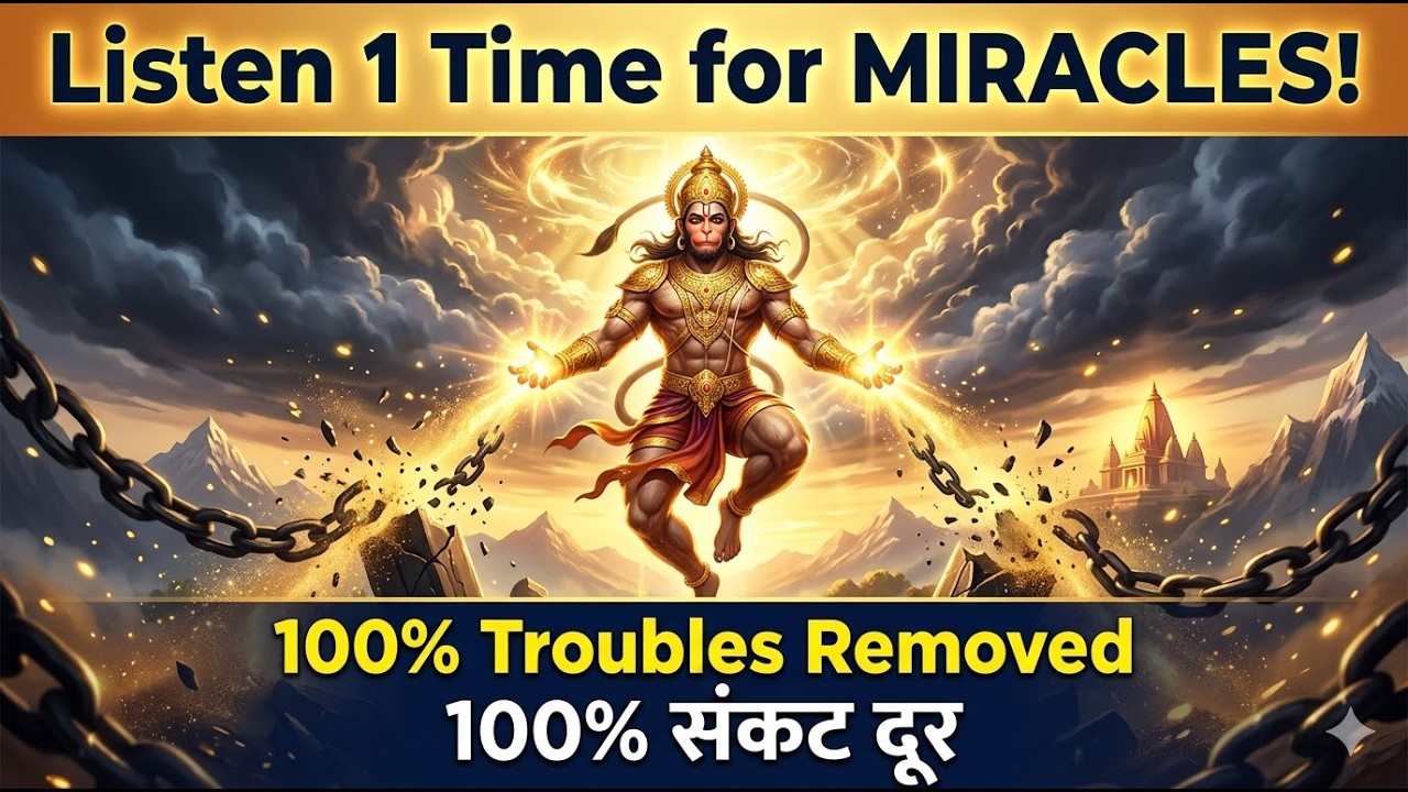 Most Powerful Hanuman Mantra to Remove Negativity & Blockages | सफलता का मूल मंत्र