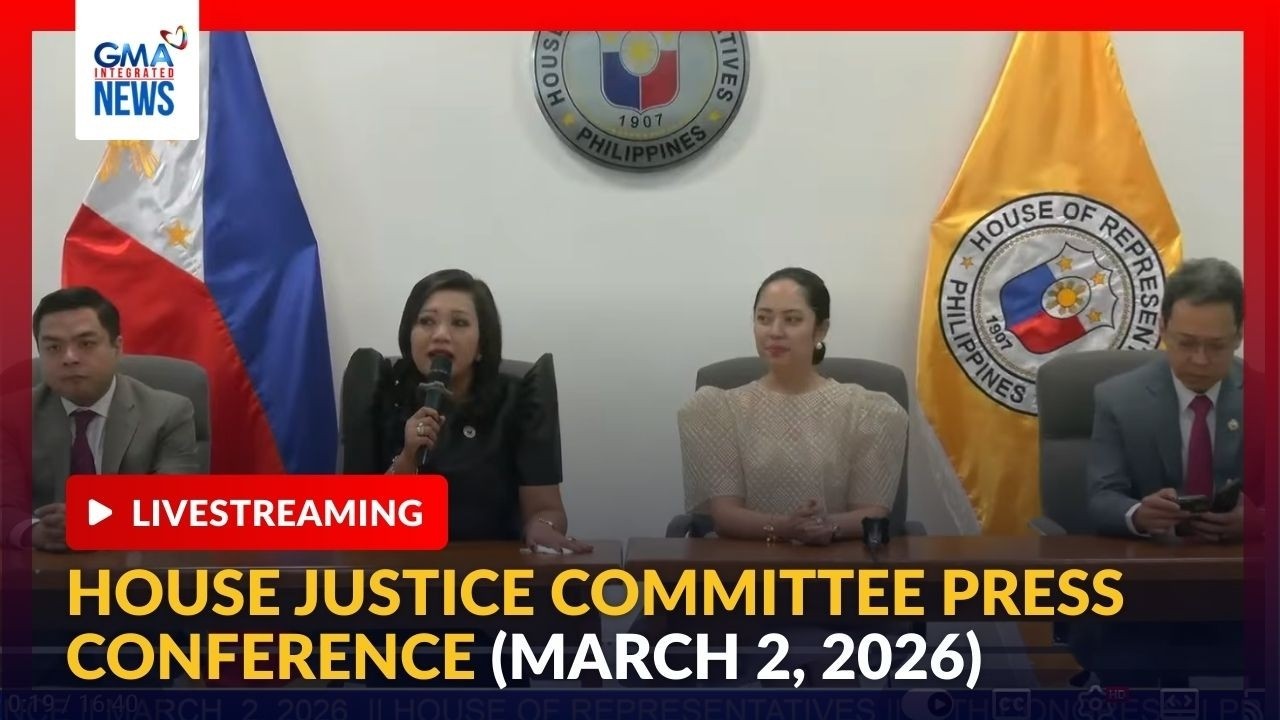 House Justice Committee press conference (March 2, 2026) | GMA Integrated News