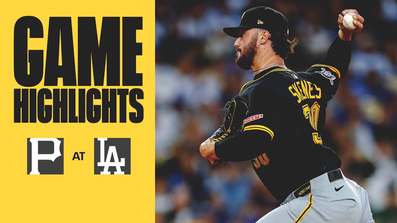 Paul Skenes Records Season-High 9 Strikeouts in Win | Pirates vs. Dodgers Game Highlights (4/25/25)