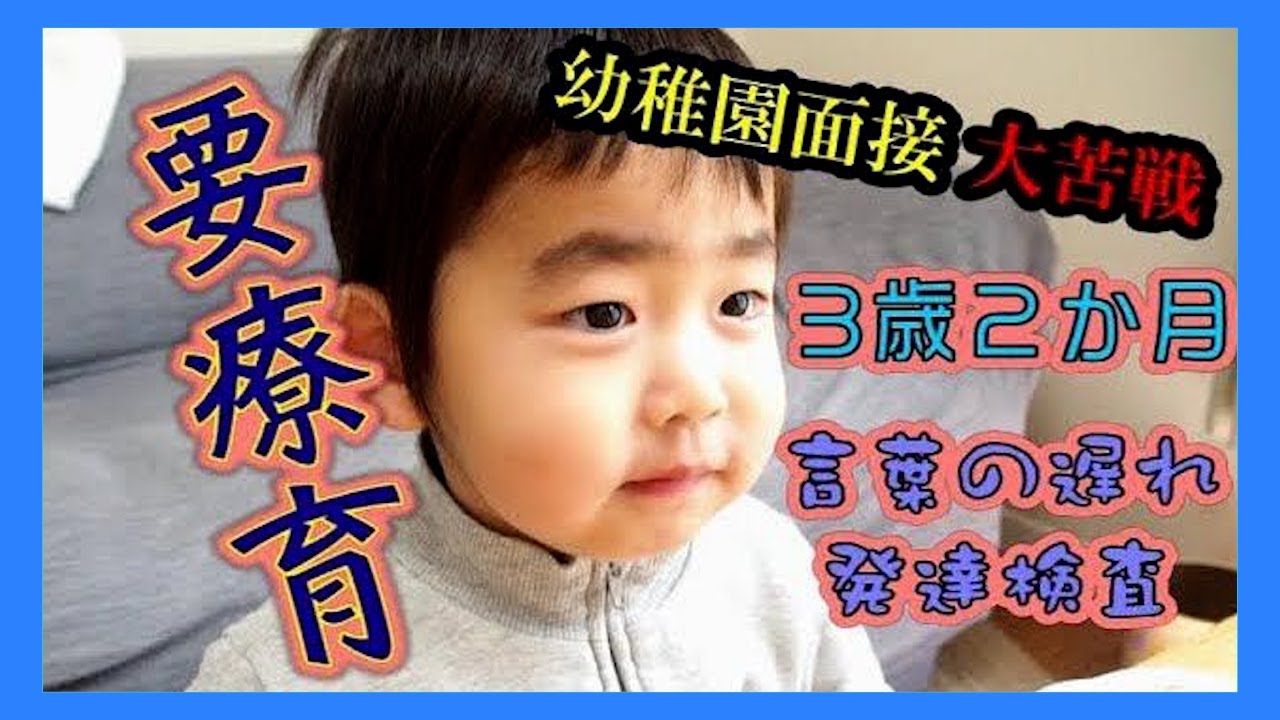 まさかうちの子が？幼稚園の面接大苦戦！3歳2か月が「療育が必要です」と言われるまで【修正済み】