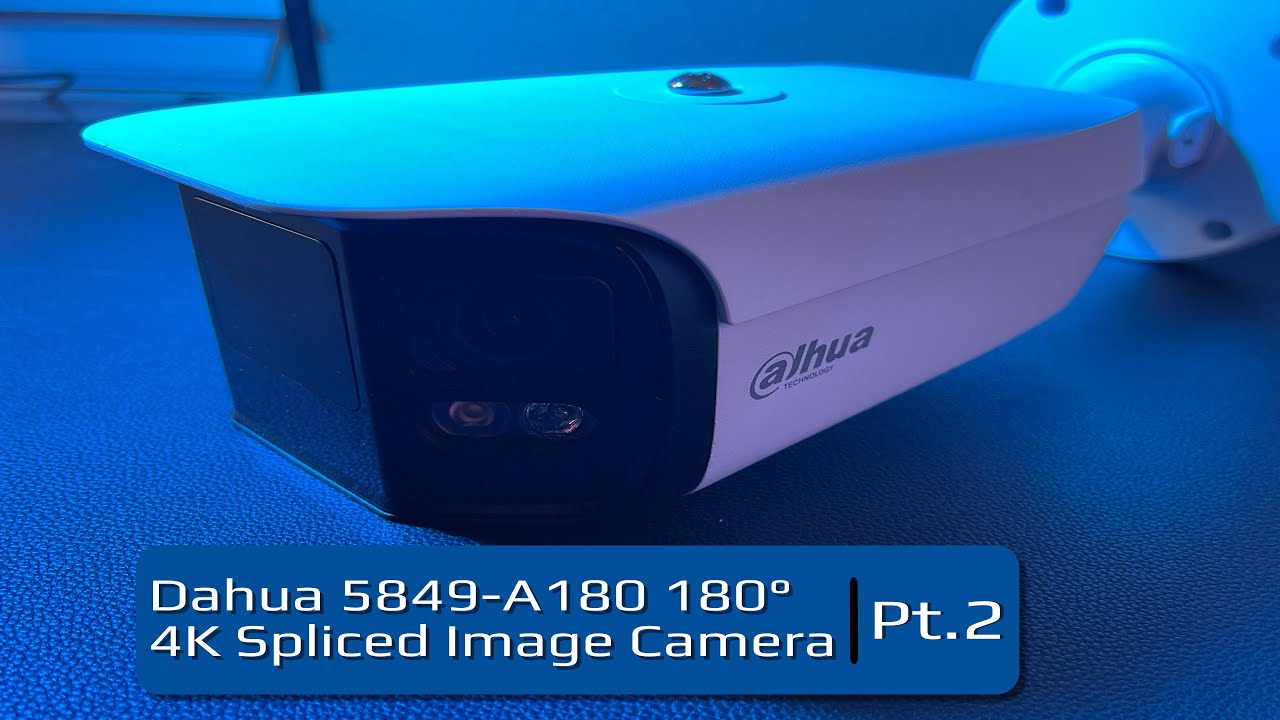 Dahua DH-IPC-PFW5849-A180-E2 / IPC Color4K-B180 - 180° Bullet Camera Review - Night Test