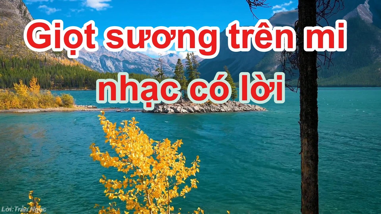 Giọt sương trên mi + có lời