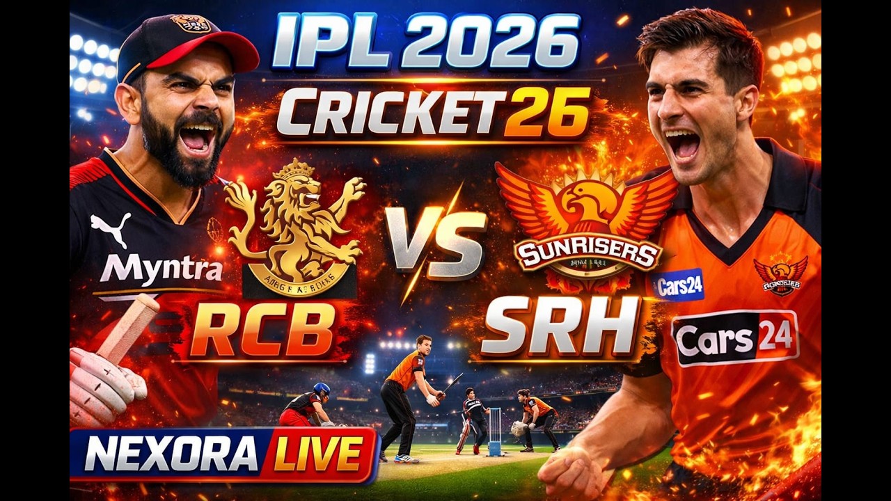 IPL LIVE Now 2026 | RCB VS SRH| Cricket 26 Gameplay &ndash; Big Shots & Close Finish