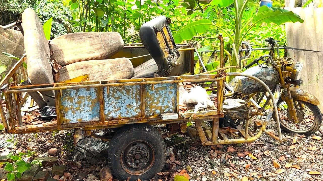 💡Young Man Restores 30 Year Old Rusty Tricycle Even Its Original Owner Doesn't Recognize It