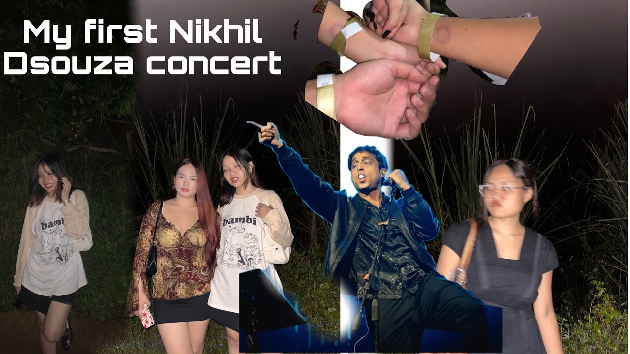 Attending Nikhil D’Souza concert in Itanagar Arunachalpradesh ❤️‍🔥|| with my friends 💞🩵