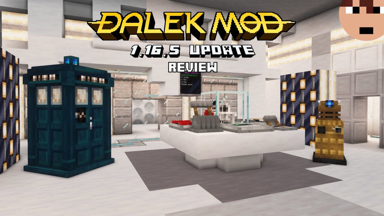Dalek Mod 1.16.5 REVIEW | The NEW Dalek Mod!