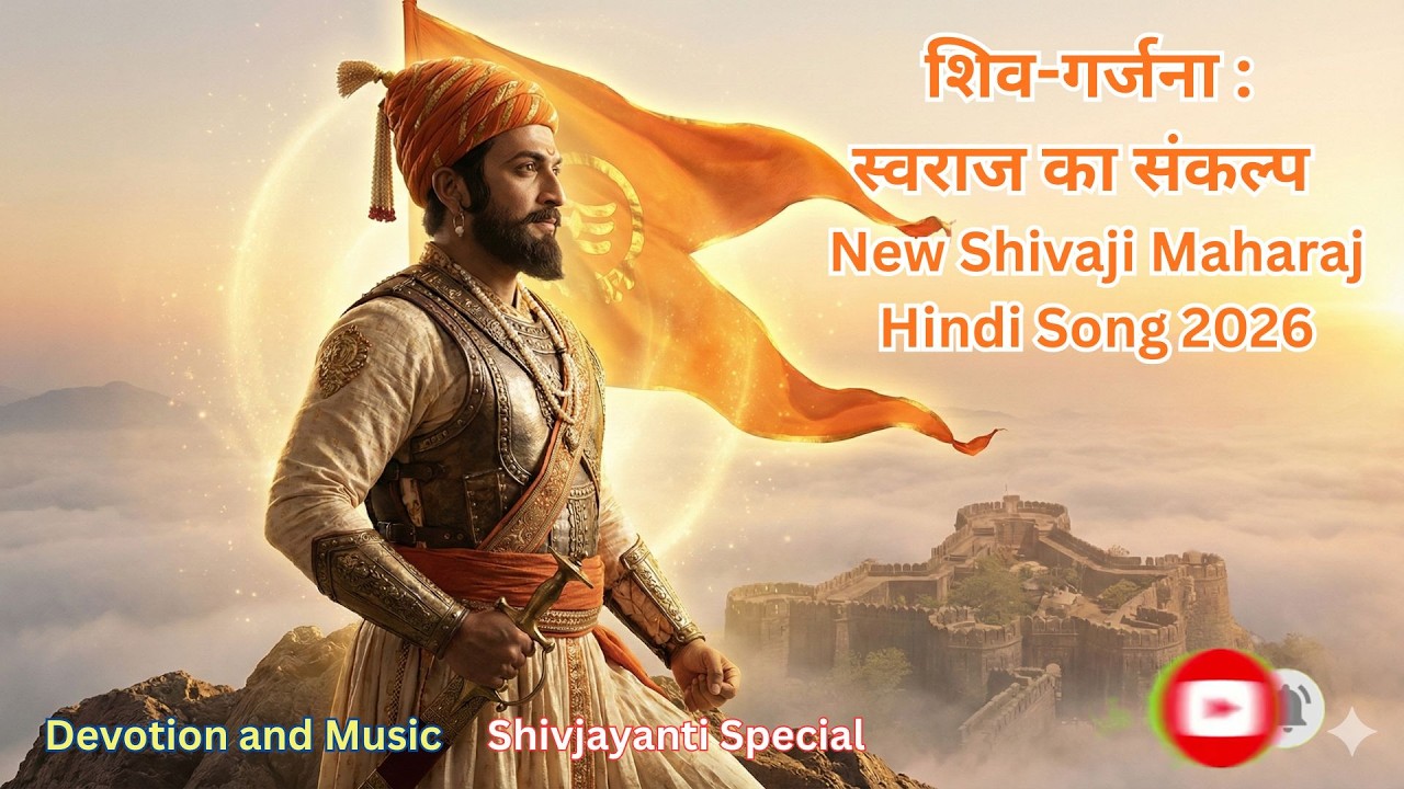 New Shivaji Maharaj Hindi Song 2026, शिव-गर्जना : स्वराज का संकल्प
