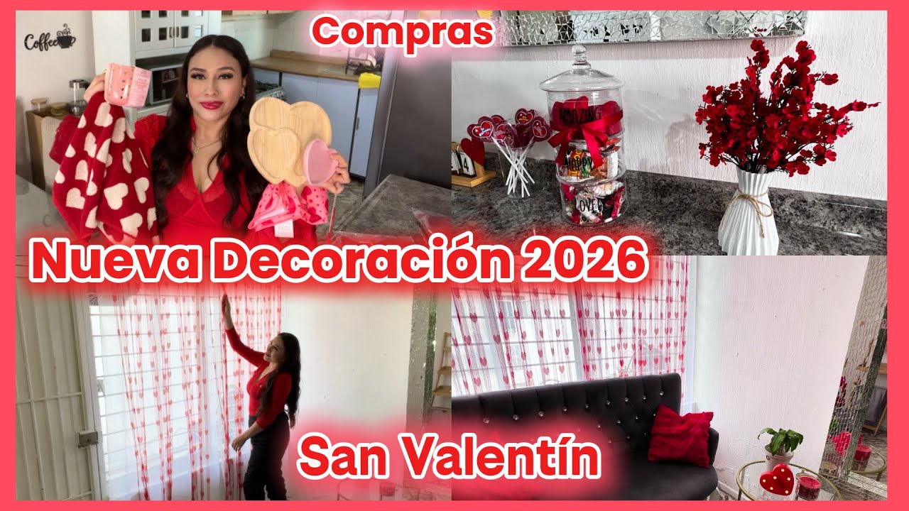 Nueva Decoración 2026 ❤️ Compras SHEIN/ ideas económicas para decorar💸#decoracion #compras #cambio 