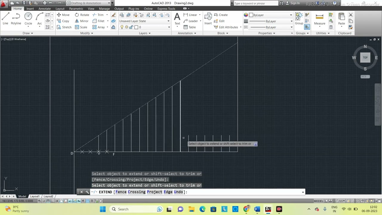 How to draw/construct an Ellipse using AutoCAD software! English