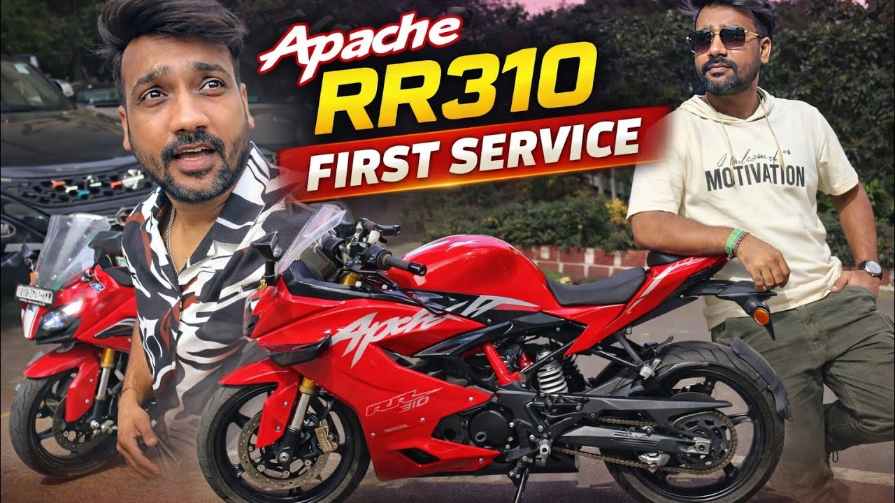 TVS Apache RR 310 First Service Cost 😳 | Full Bill Breakdown + Honest Review | KU-Vlog