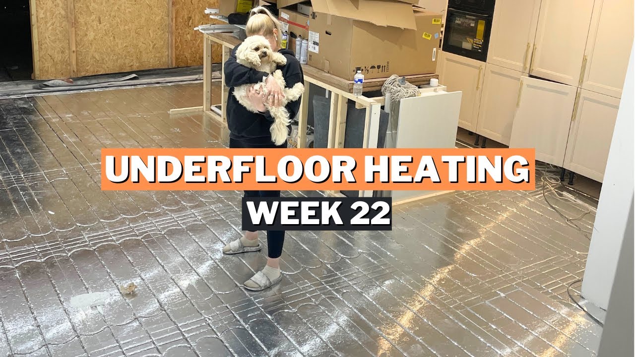 Wunda Underfloor Heating! The BIG Bungalow Home Renovation - Week 22