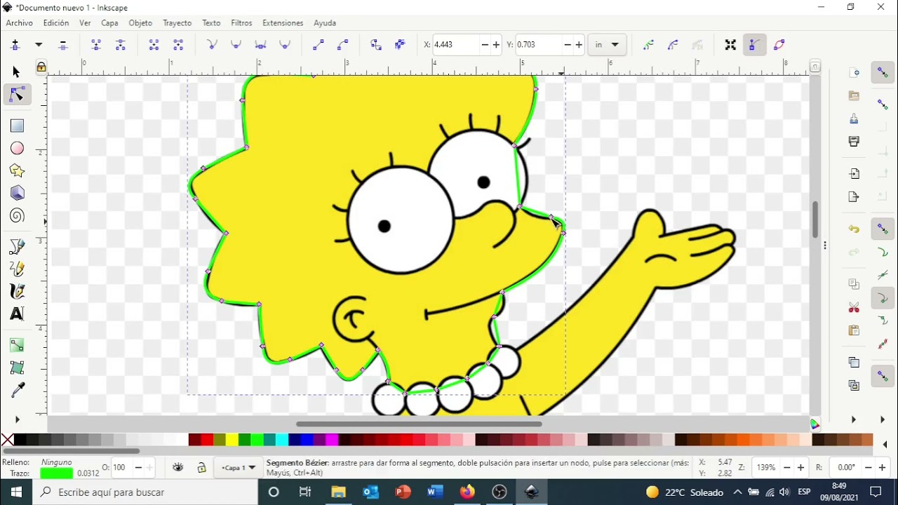Calcar dibujo con inkscape bien explicado