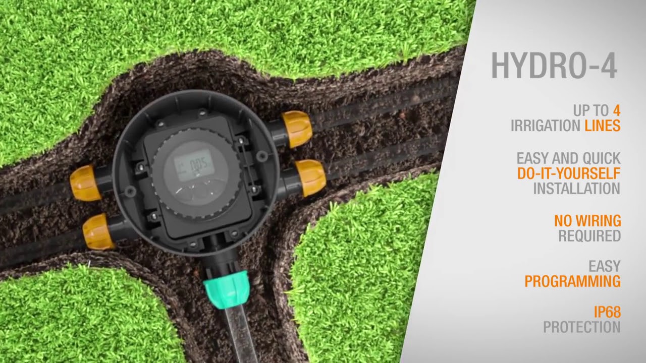 Sterownik nawadniania z elektrozaworami Hydro 4 Claber - DIY Podlane.pl