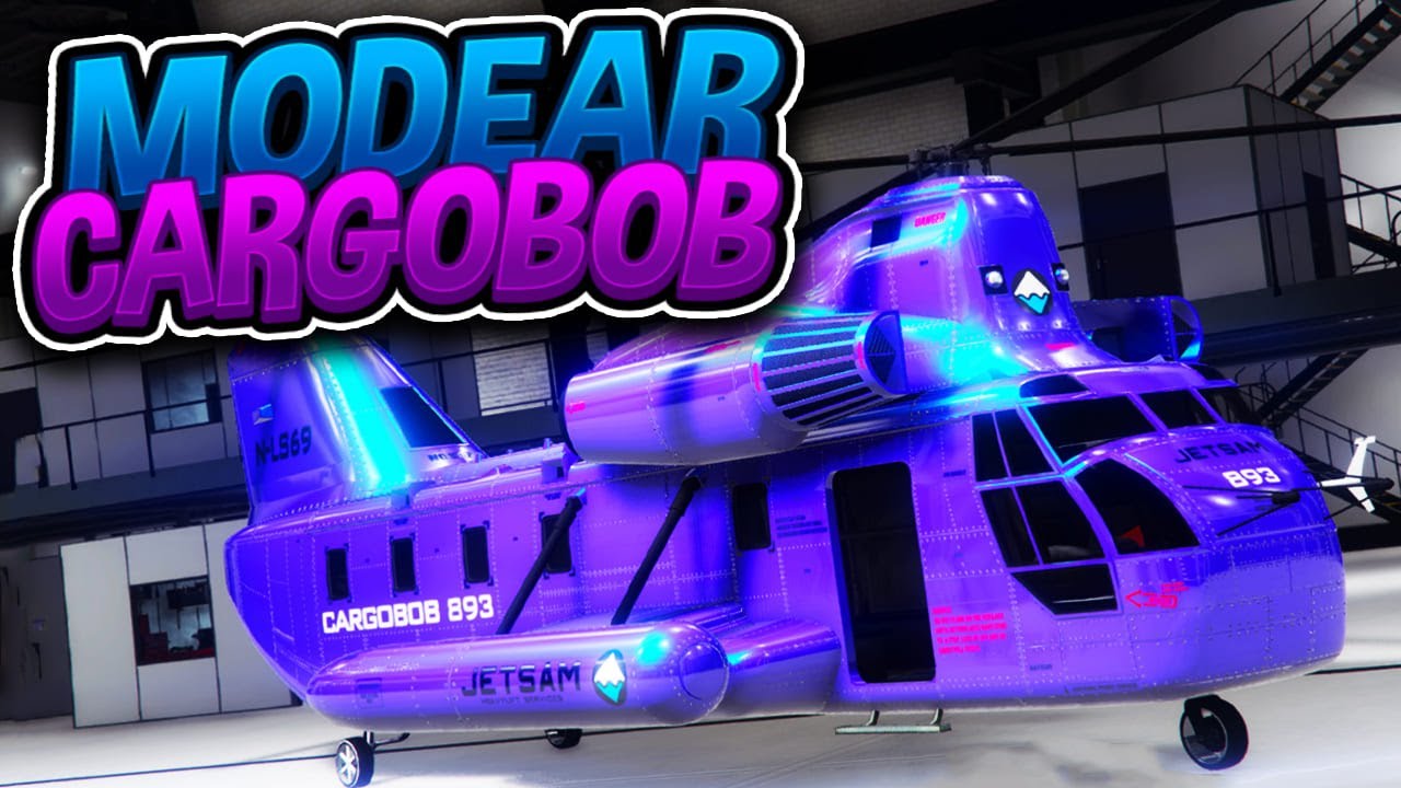 COMO MODEAR EL CARGOBOB SOLO SIN AYUDA/ MODEAR HELICOPTERO CARGOBOB/ PS4-XBOX1-PC/TRUCO GTA 5 ONLINE