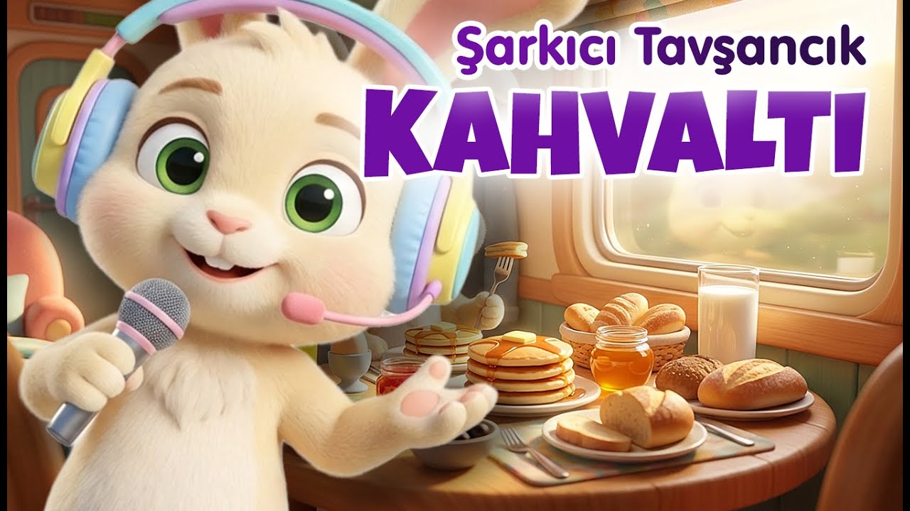 Şarkıcı Tavşancık Kahvaltı Yapıyor 🥕 | Sağlıklı Beslenme Çocuk Şarkısı