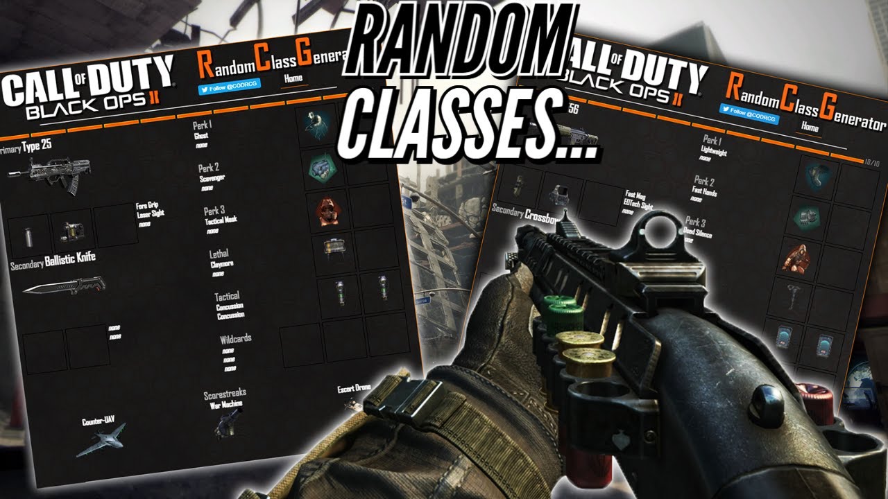 Black Ops 2 Random Class Generator CHALLENGE.. (2021)
