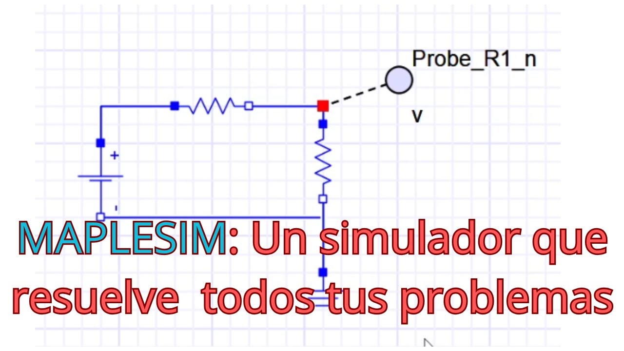 MapleSim: Simulando un Divisor de Tensión.