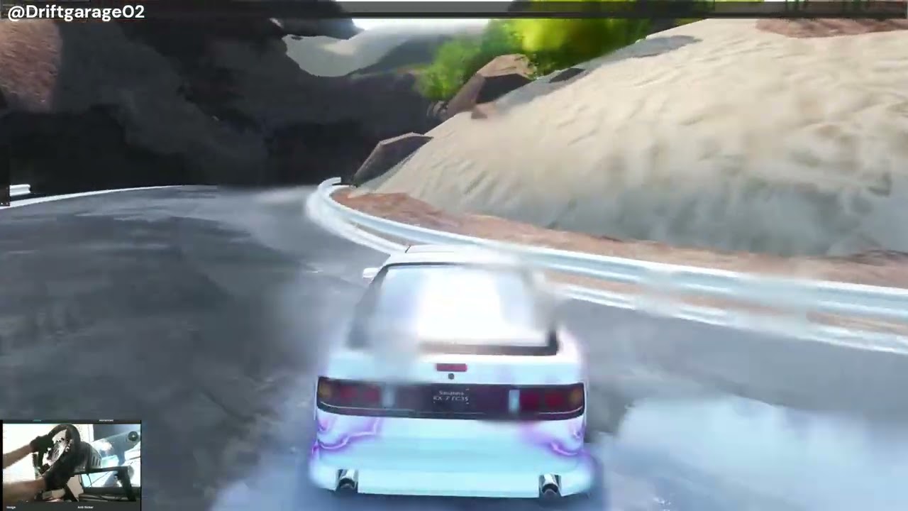 DWG mazda rx7 fc3s // Drifting Ctoretto Kalahari w/ 1080 steering wheel
