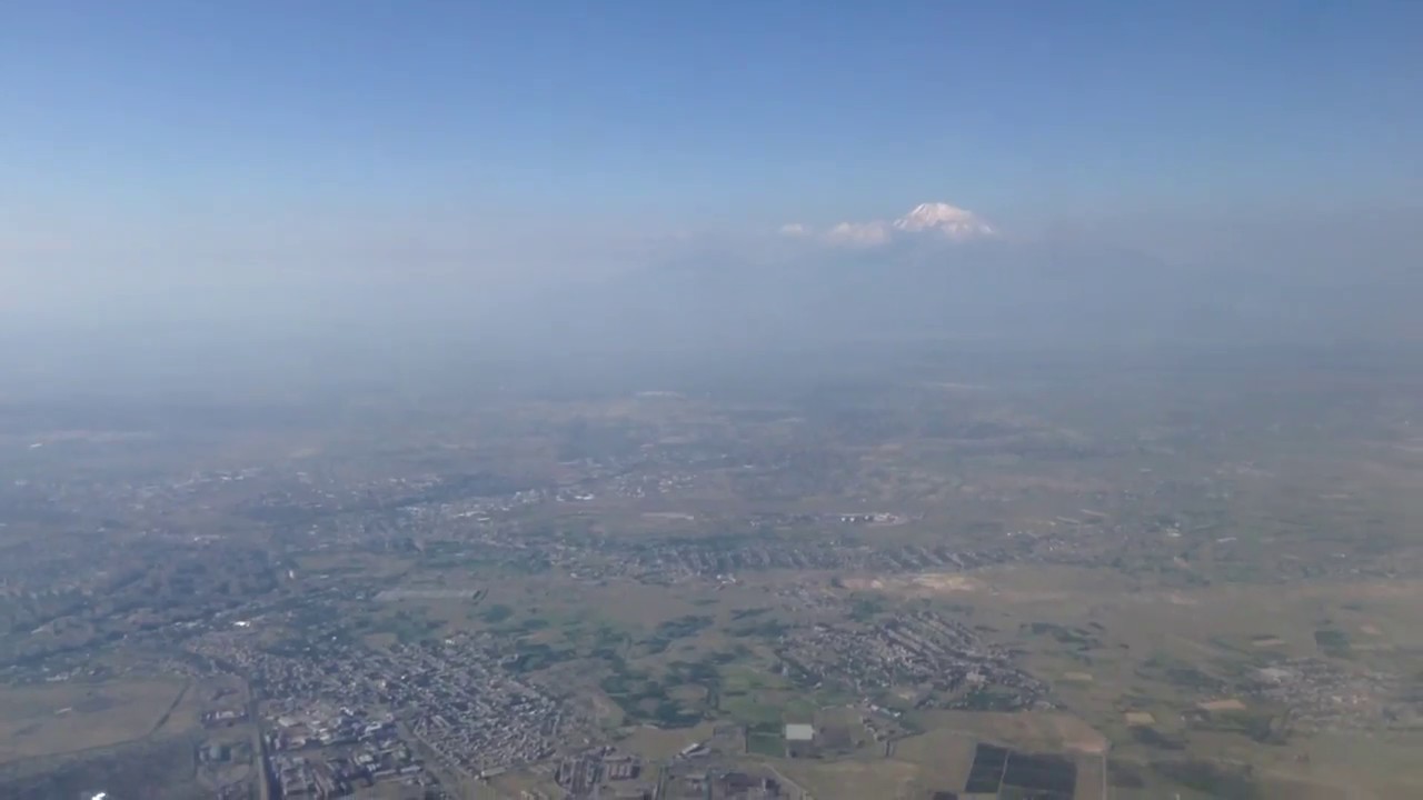 Armenia. Yerevan Aerial View. Ararat Mountain Views.