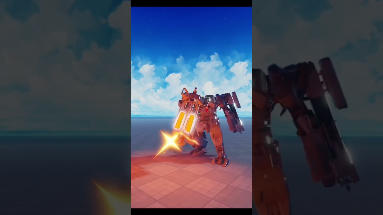 I animated a mech for my roblox game (Combatants)