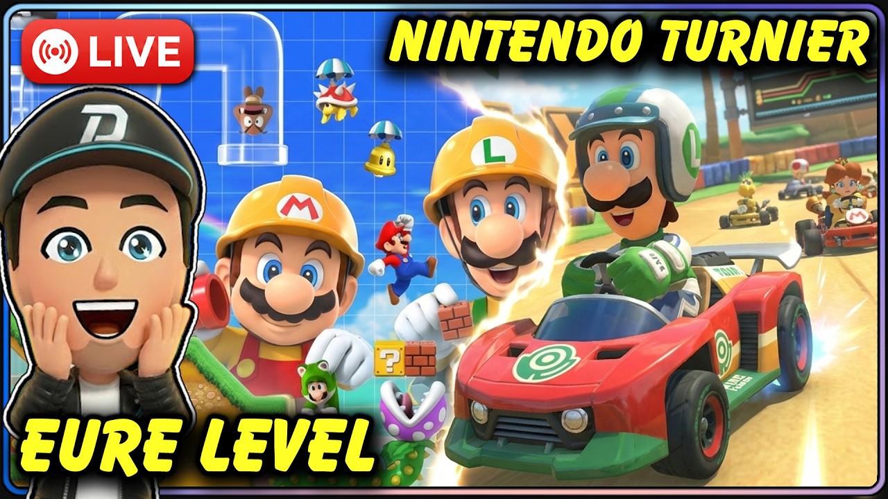 European February Fast Lane Online-Event & Zuschauer-Level Mario Kart World, Mario Maker 2 Live
