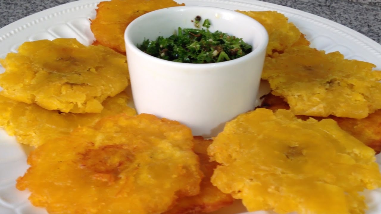 C&oacute;mo hacer Tostones o Patacones de pl&aacute;tano verde- Cocinando con Pamela - Episodio 32