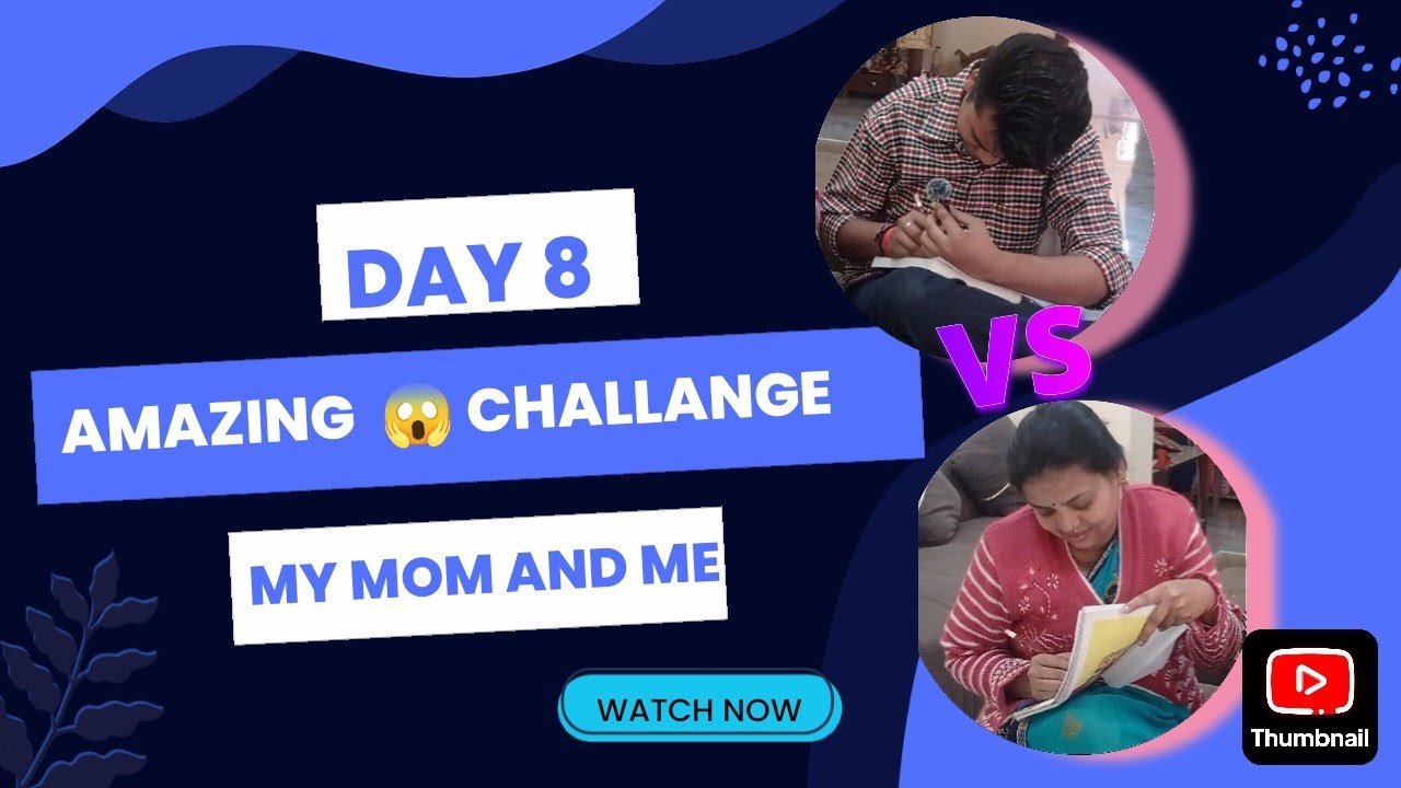 Day 8 Challenge Complete | 🎨 Drawing with Mom | Daily Family Vlog 