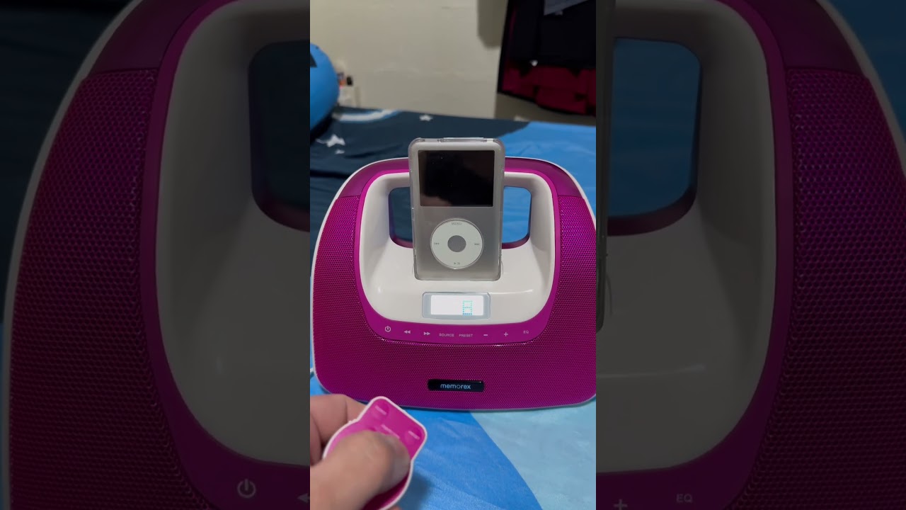 Vintage Memorex Minimove Portable Boombox Speakr 4my ipod classic! 💓 #memorex #speaker #ipodclassic