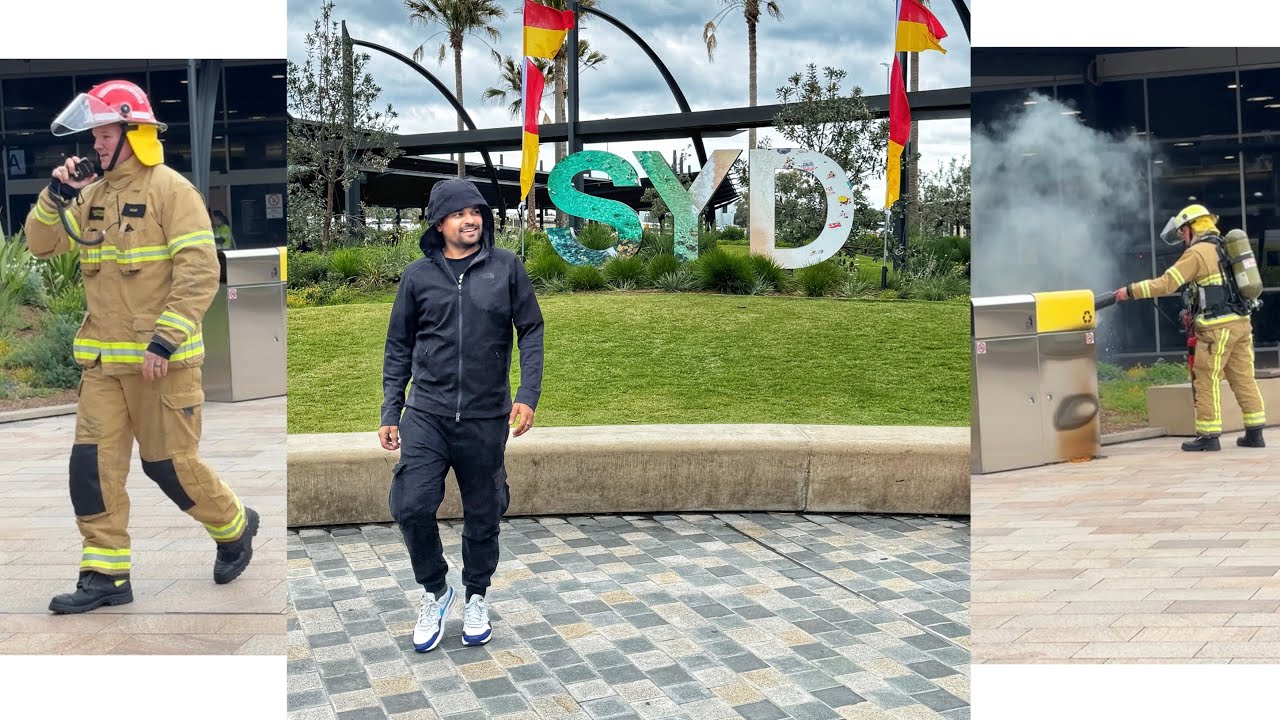 Sydney mein mere aate hi aag lag gayi 😆