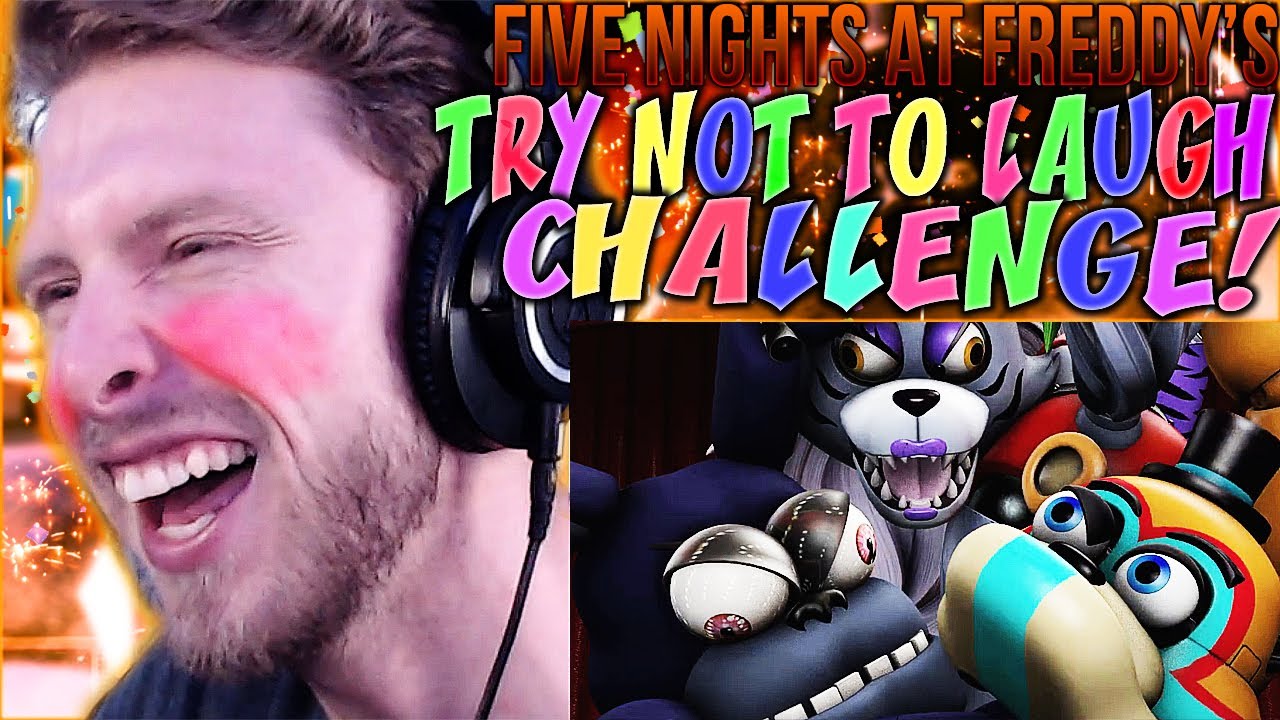 FIVE NIGHTS AT FREDDY'S SECURITY BREACH Try Not to Laugh Challenge REACTION!! | Vapor Reacts