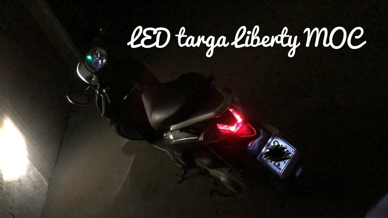 Installazione LED targa su Liberty MOC 2015