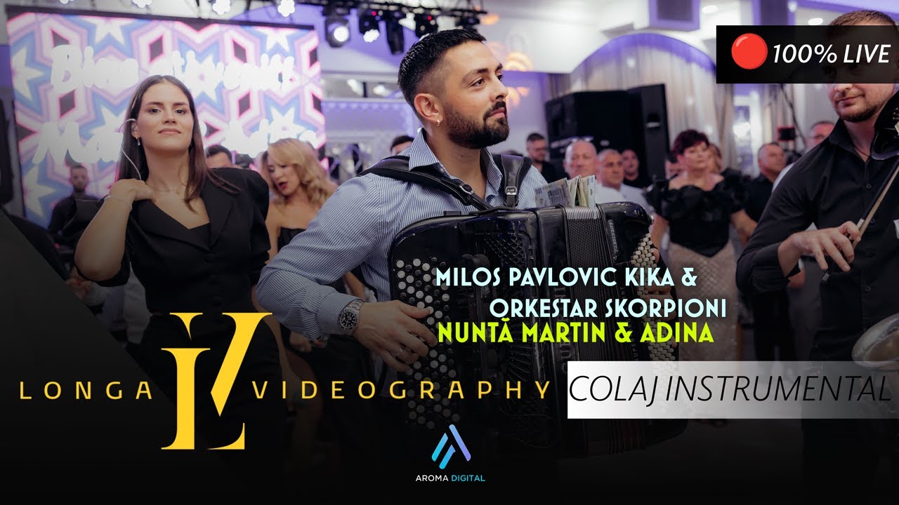 Milos Pavlovic KIKA & Orkestar Skorpioni - Colaj Instrumental | Nunta Martin & Adina
