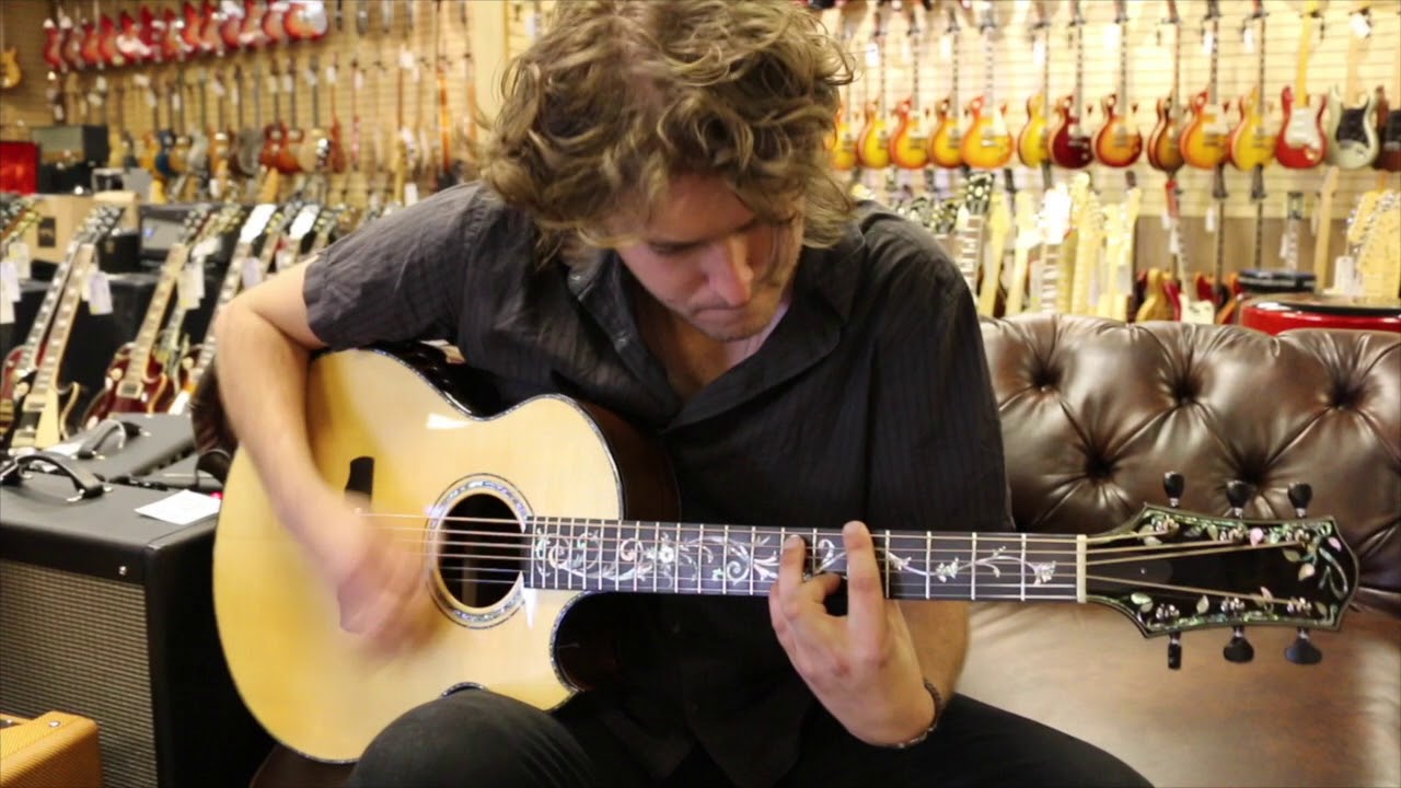Michael Lemmo playing our Kevin Ryan Grand Cathedral Model at Norman's Rare Guitar